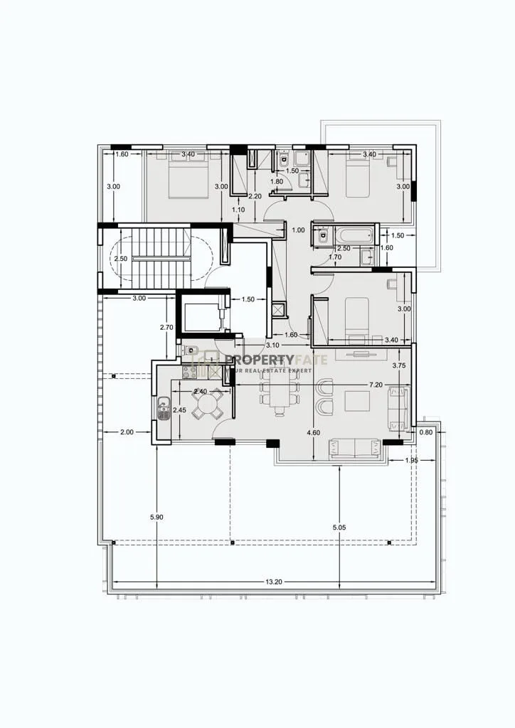 Bien immobilier 59420 Agios Spyridonas Omonia, Limassol / 1273