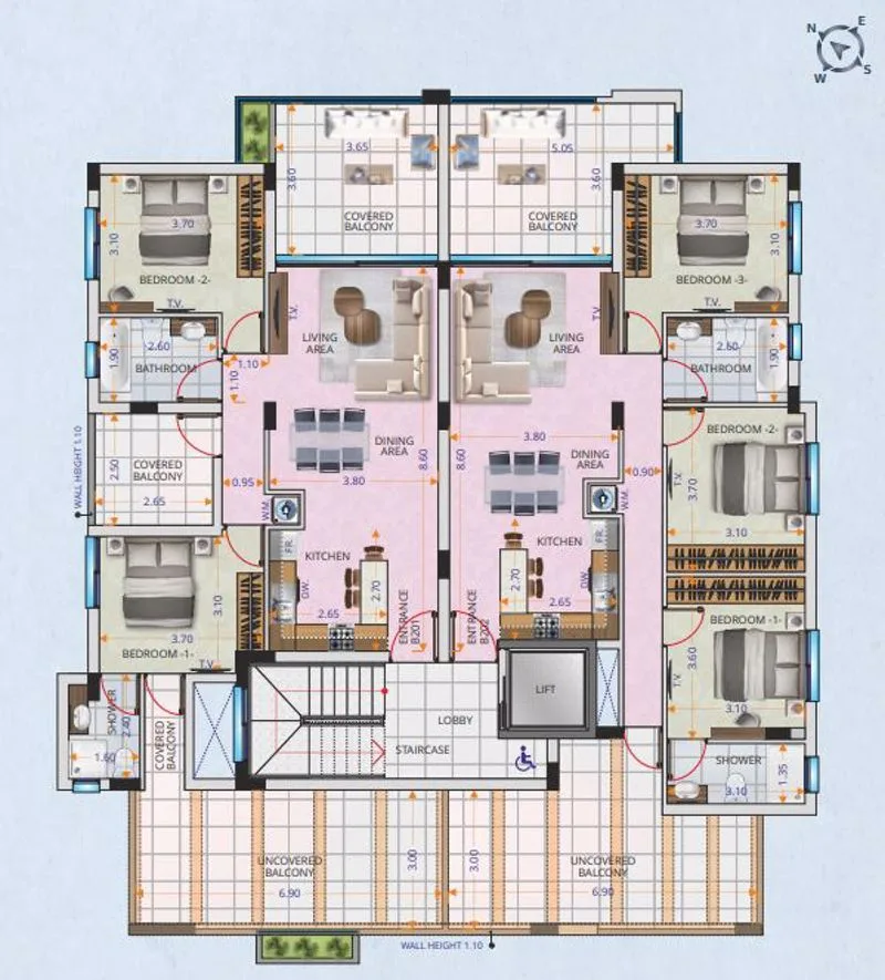 Immobilie 59321 Larnaka, Larnaka / afr062n3/blockb
