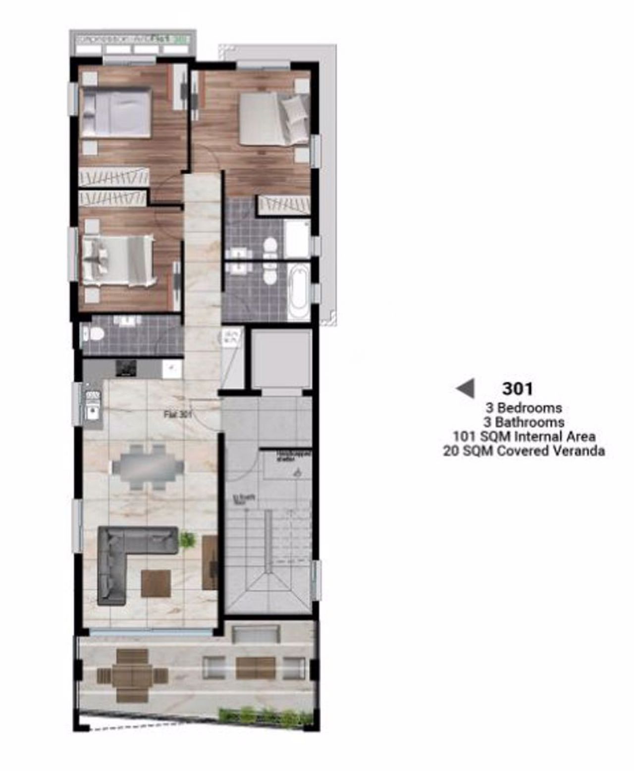 Property 33513 Larnaca, Larnaca / plu061n3