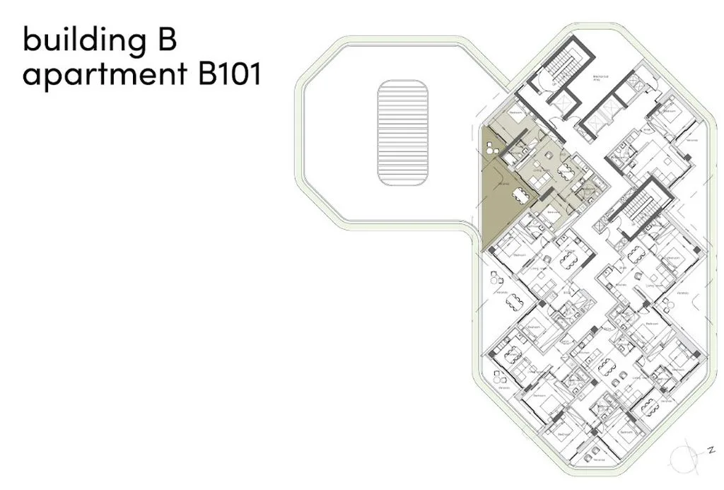 房产 bui007n2f/block 里瓦迪亚, 拉纳卡 14