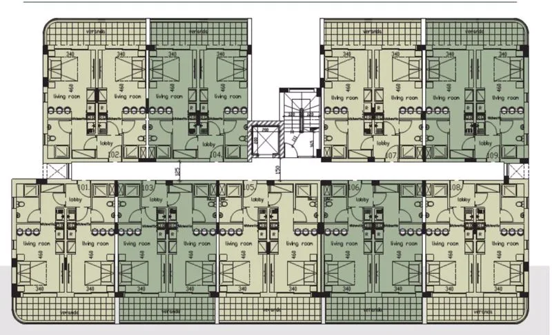 Объект недвижимости dza051n1/blocka Ороклини, Ларнака 15
