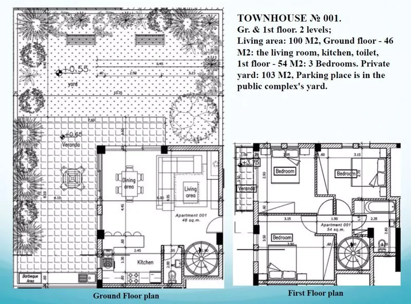 Nieruchomość kap003n3/duplex Pyla, Larnaka 21