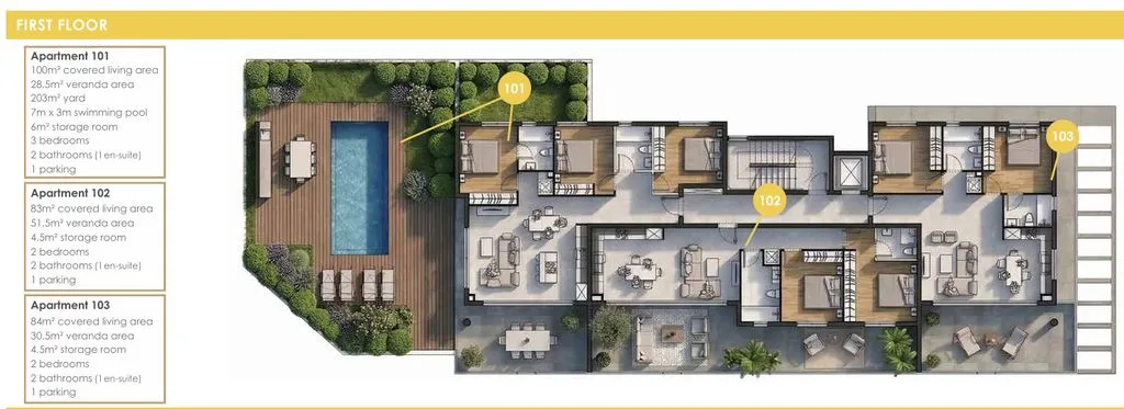 Propiedad khx017n3/101 Oroklini, Larnaca 23