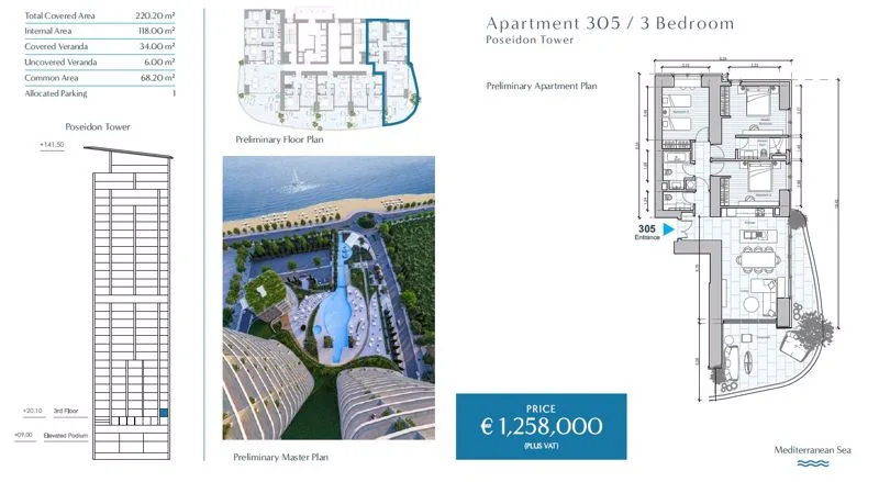 Propiedad 33170 Limasol, Limassol / lep002n3f 20