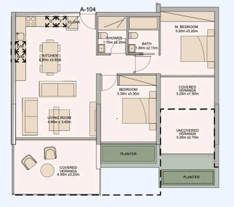 Bien immobilier 60273 Kato Paphos, Paphos / paf102n2