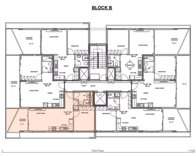 Nieruchomość shu001n1/blockb Livadia, Larnaka 22